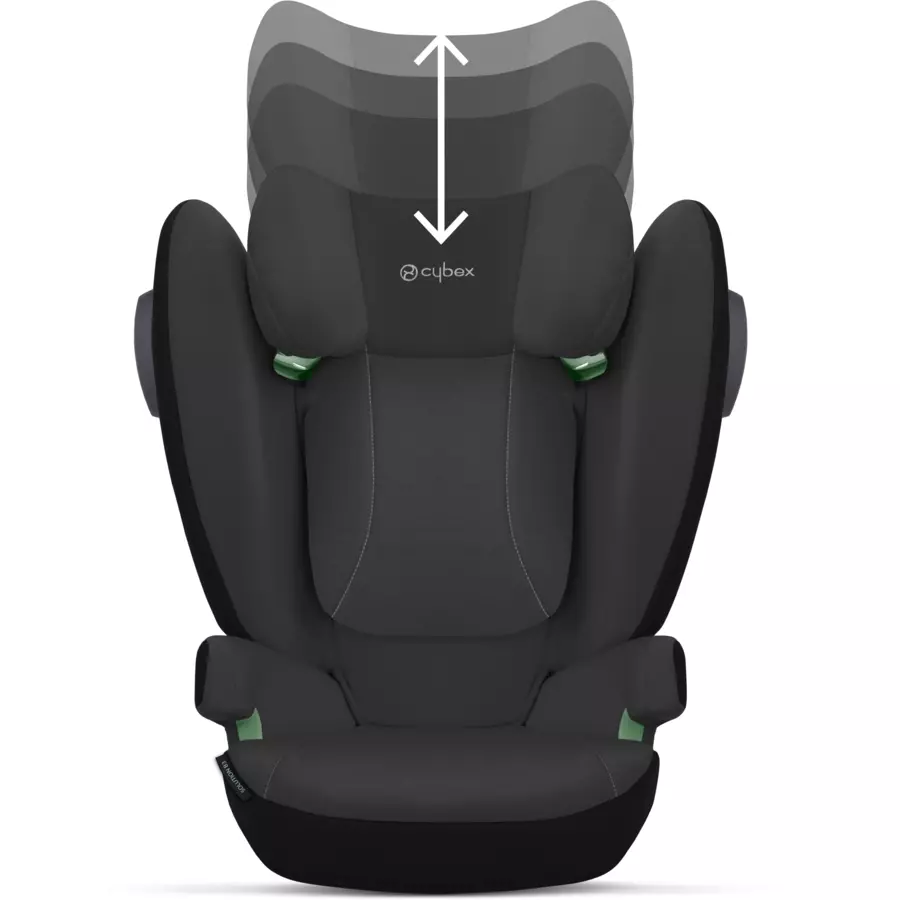 cybex Silver Kindersitz Solution B3 I-Fix Volcano Black
