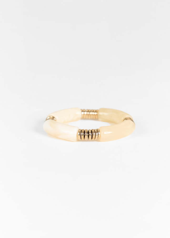 Ayden armband lichtgeel