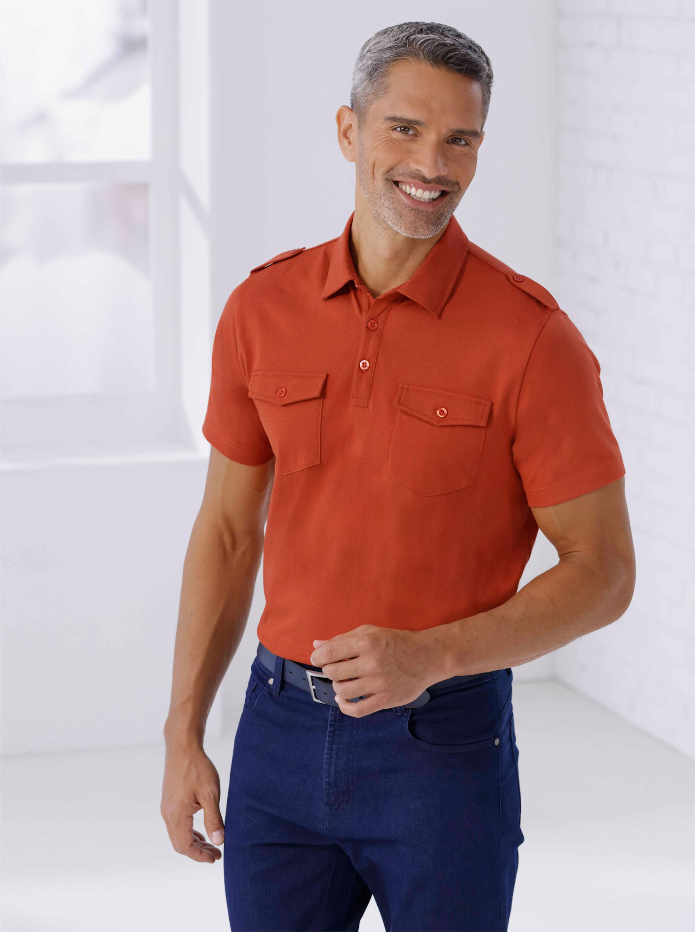 Kurzarm-Poloshirt