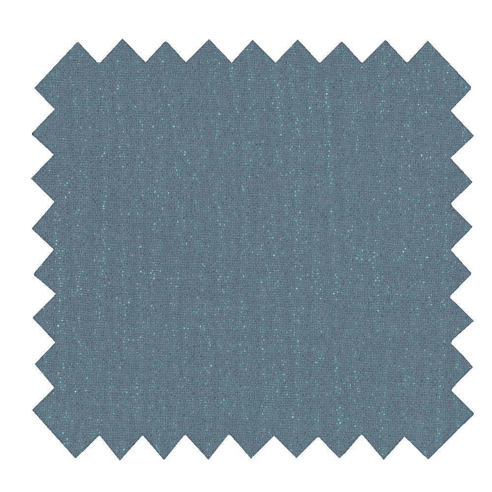 Tissu Ex2363 Double Gaze Pailletée Bleu Jean