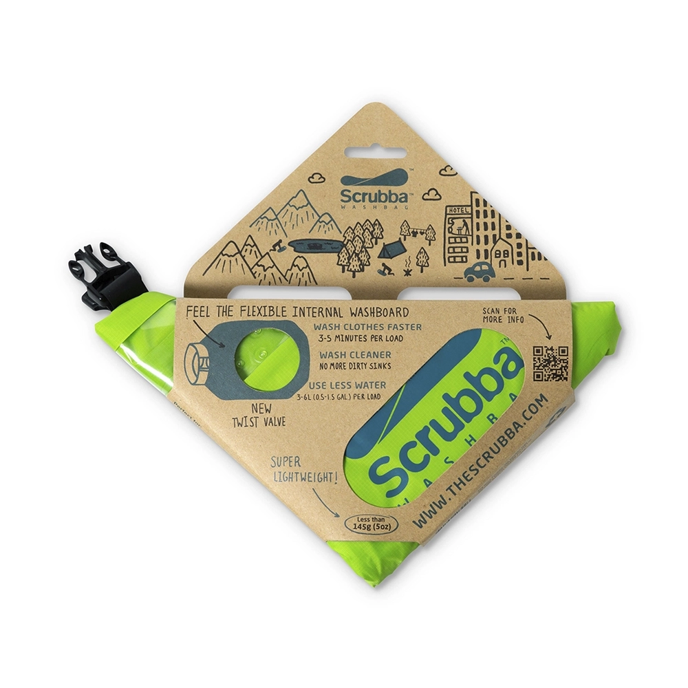 Scrubba Wash Bag Waschbeutel grün