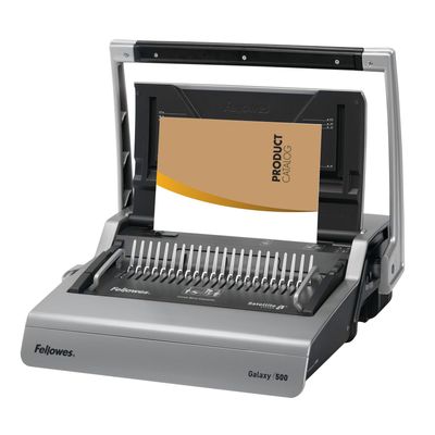 Fellowes Galaxy 500 - machine à relier / relieuse perforeuse manuelle - perfore 28 feuilles - relie 500f