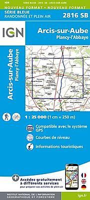 IGN - 2816 SB ARCIS SUR AUBE 1 25 000
