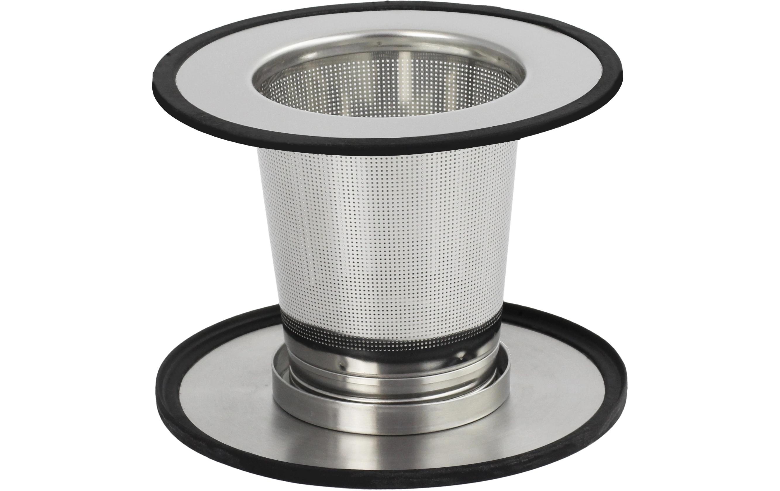 Teesieb Theieres 6 - 9.5 cm SilberTeesieb aus Edelstahl, mit Halterung