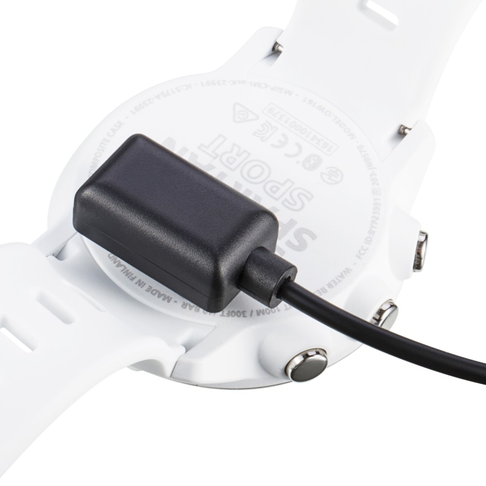 (1m) Suunto Spartan USB Ladegerät Clip - Schwarz