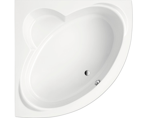 OTTOFOND Pamir bad 151 x 151 cm wit glanzend glad 923001