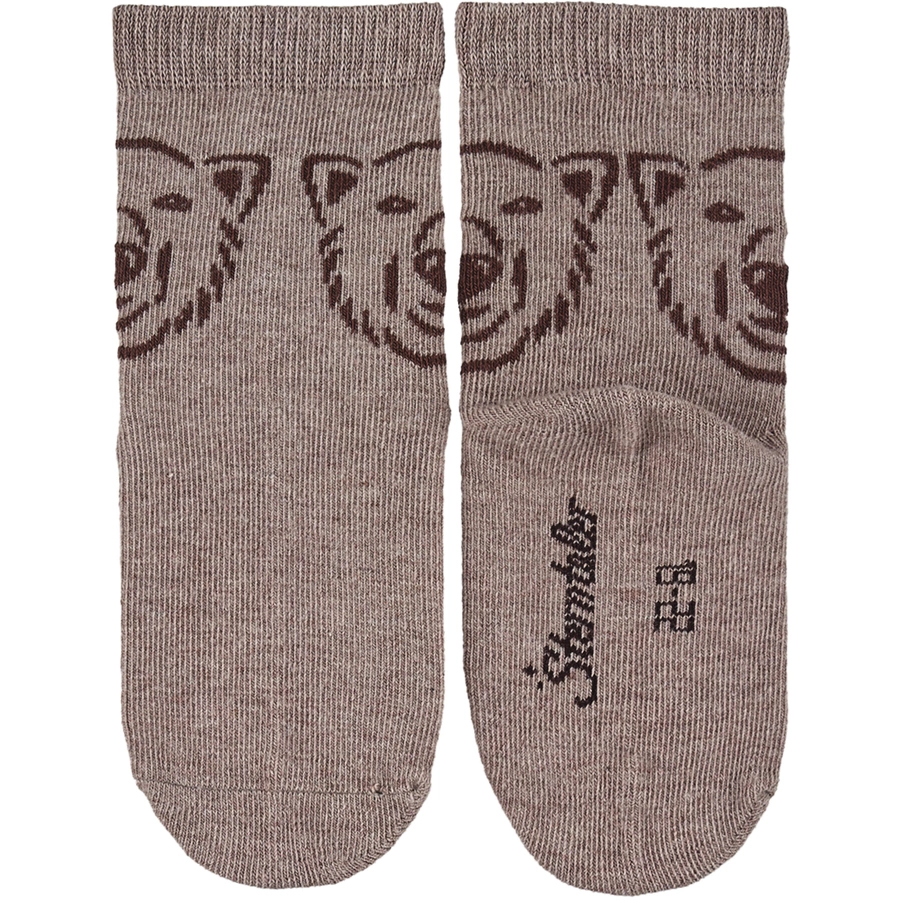 Sterntaler Baby-Söckchen 3er-Pack Bär blau melange