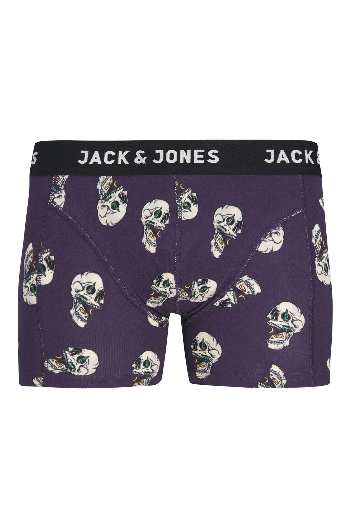 Pacote com 3 cuecas boxer de algodão com estampa de cranberry.