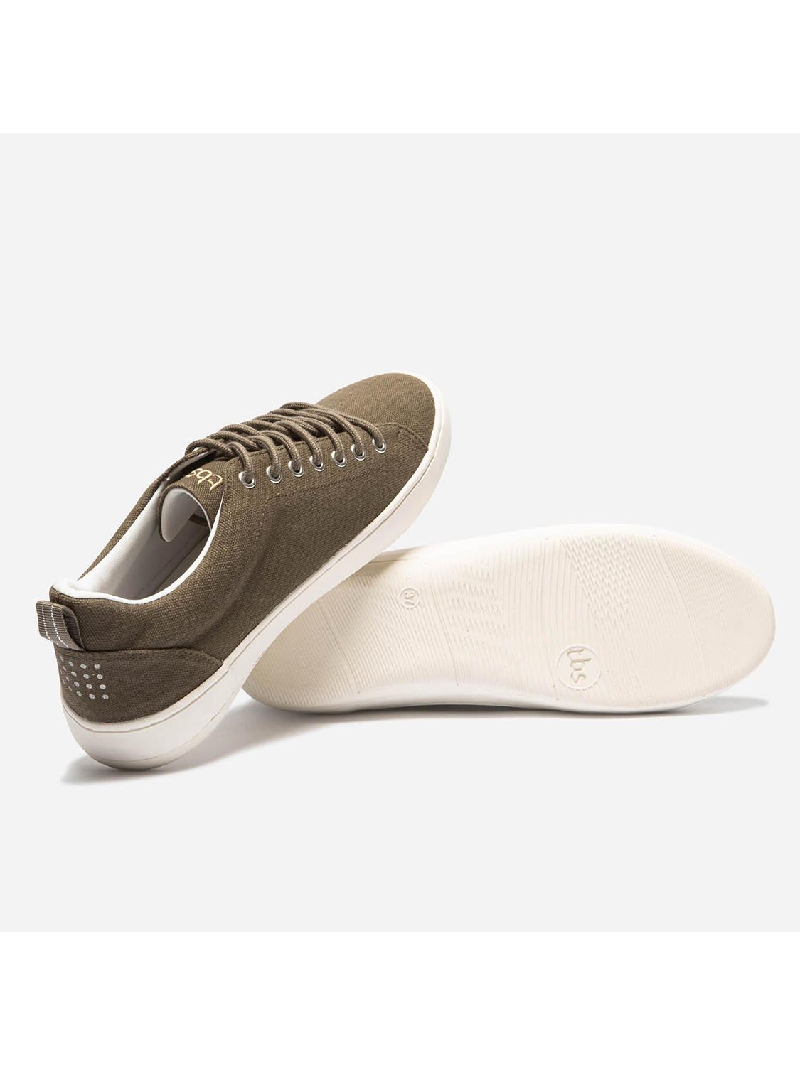 Tennis Toile Femme Coton Biologique Kaki
