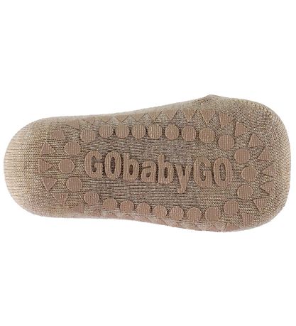 GoBabyGo rutschfeste Socken - Bambus - Sand