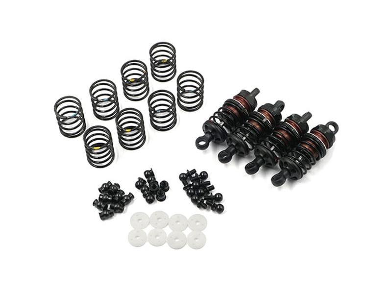 Yeah Racing Stossdämpfer Big Bore Set Tourenwagen 50 mm 50 mm Öldruckstossdämpfer für On-Road Modelle im Massstab 1:10