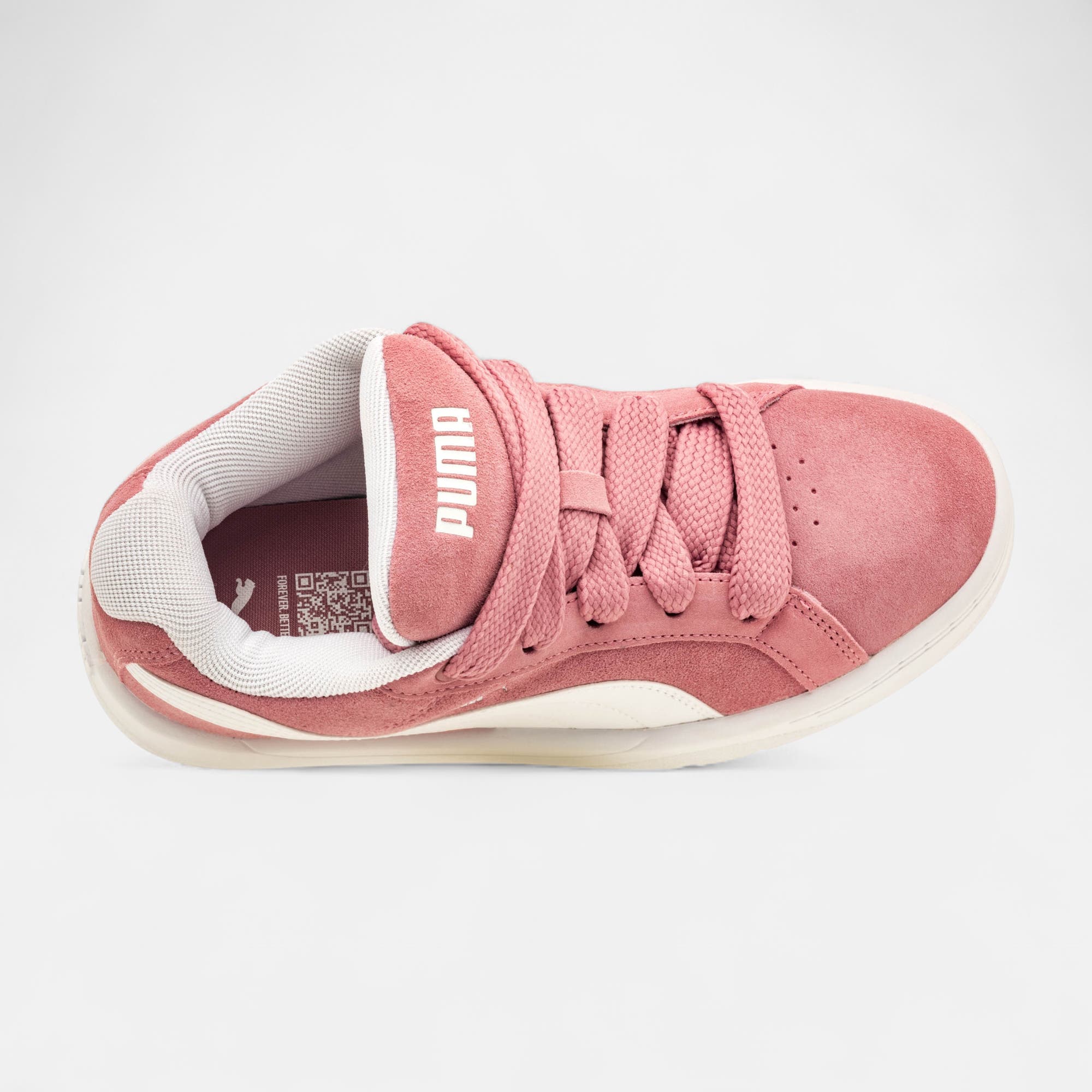 Sneakers Fille en cuir rose