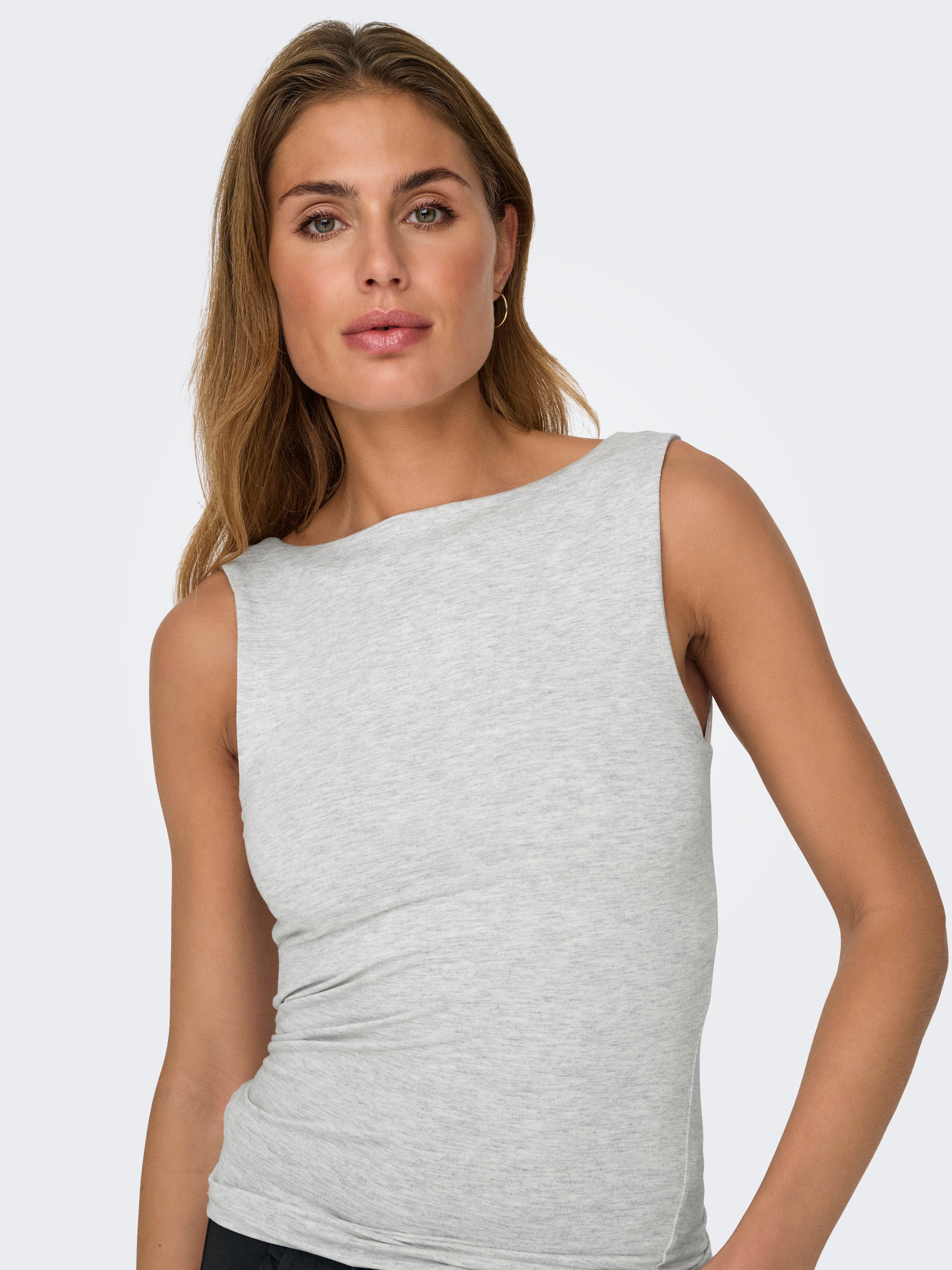 ONLFELINA T-shirt Light Grey Melange