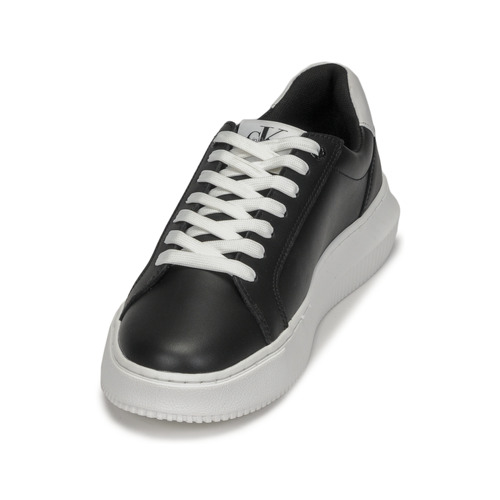 Calvin Klein Jeans - CHUNKY CUPSOLE LACEUP MON LTH WN Negro / Blanco