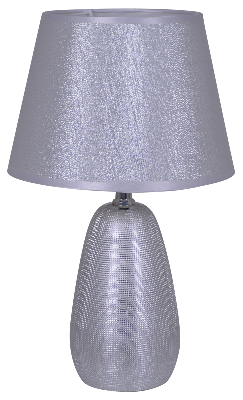Tischleuchte SIMPLY CERAMICS - silber - 37 cm hoch