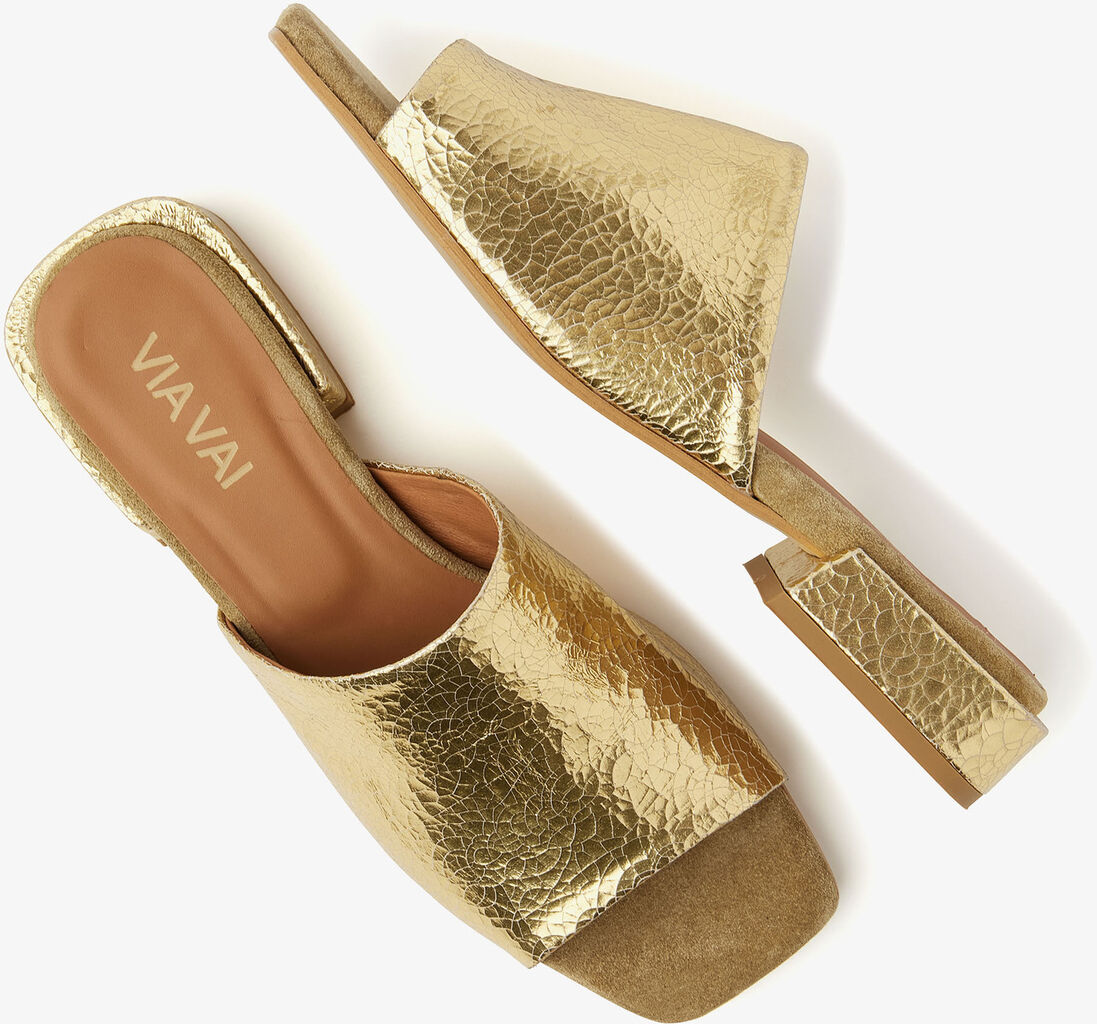 VIA VAI gouden via vai slippers gigi luna