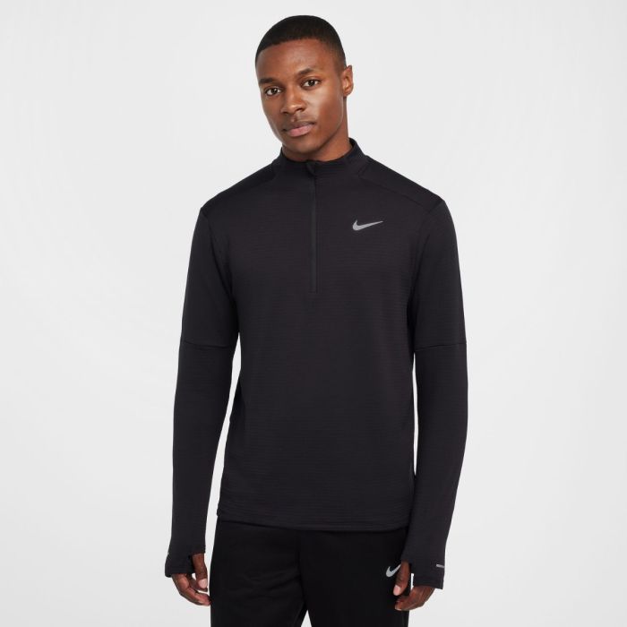 Nike Herre Mellemlag Therma-FIT Water-Repellent Element Half Zip Sort