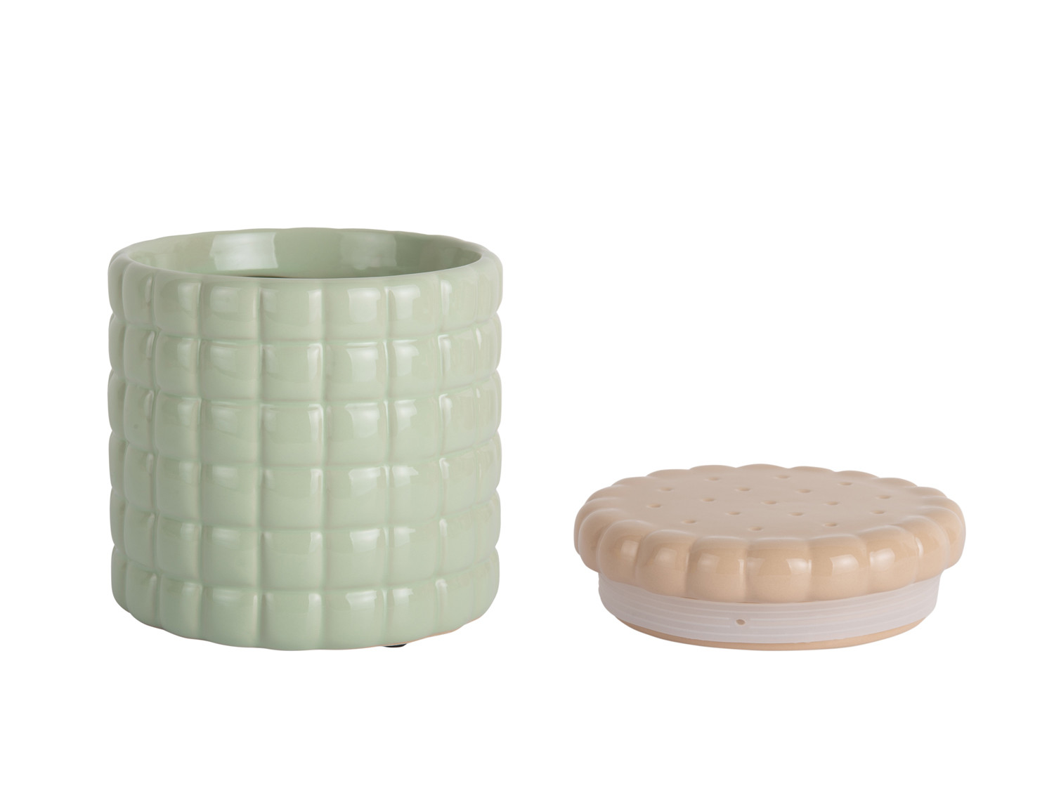 Storage Jar Biscuit Box PT3981LG Soft green