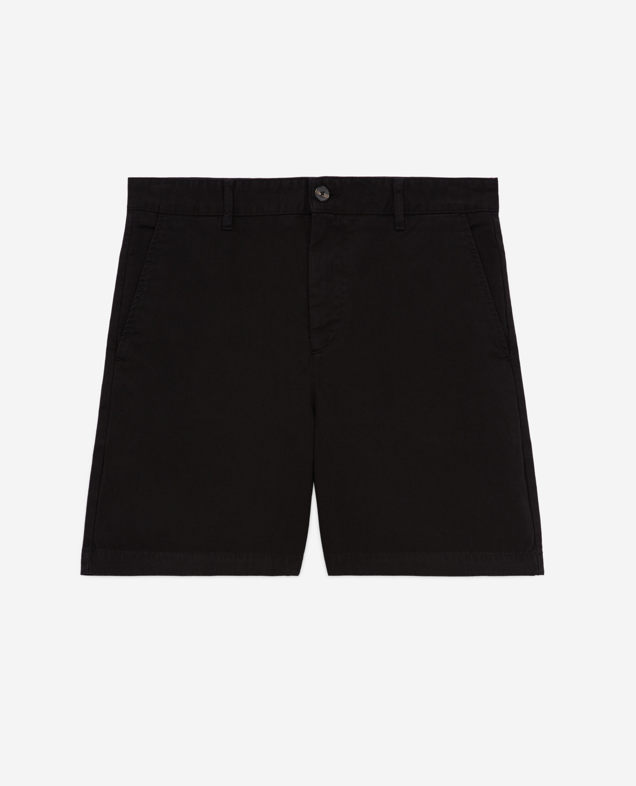 Short court noir en coton