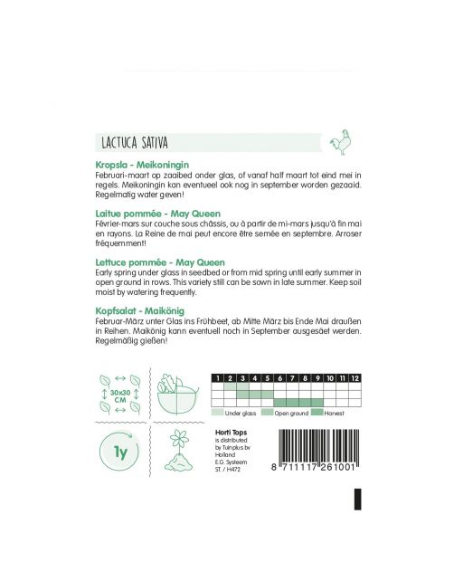 Hortitops Kropsla Meikoningin - Groentezaden - 3 g