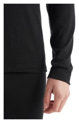 Maillot Manches Longues Icebreaker Mérinos 200 Oasis Noir