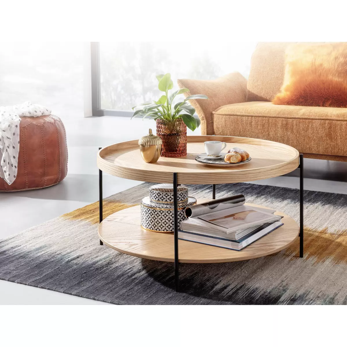 Couchtisch Monier Eiche
