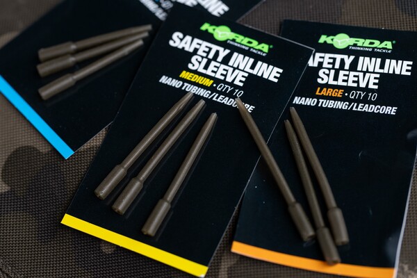Korda Safety Inline Sleeve Nano Tubing/Leadcore (10 Pièces)