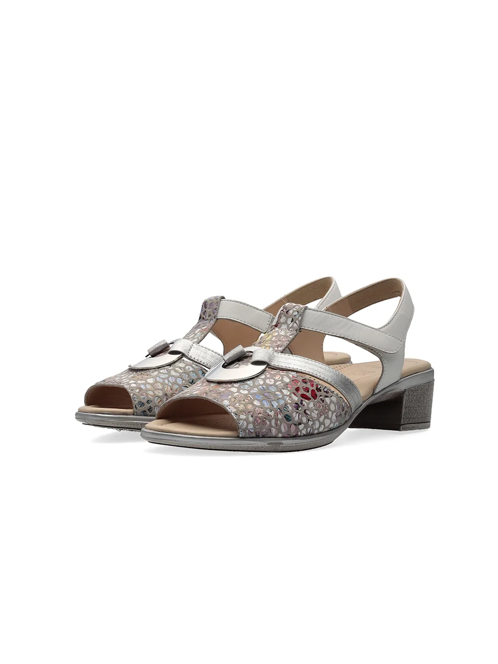 Sandalette Lugano sasso weiß