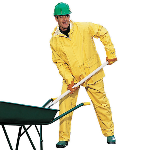 Ensemble de pluie jaune Delta Plus, taille XL-XXL