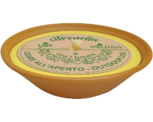 Citronella kaars Ø 18 cm, brandduur 8 uur