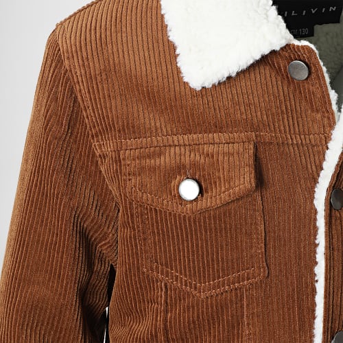 Veste Col Mouton Enfant QQ676 Camel