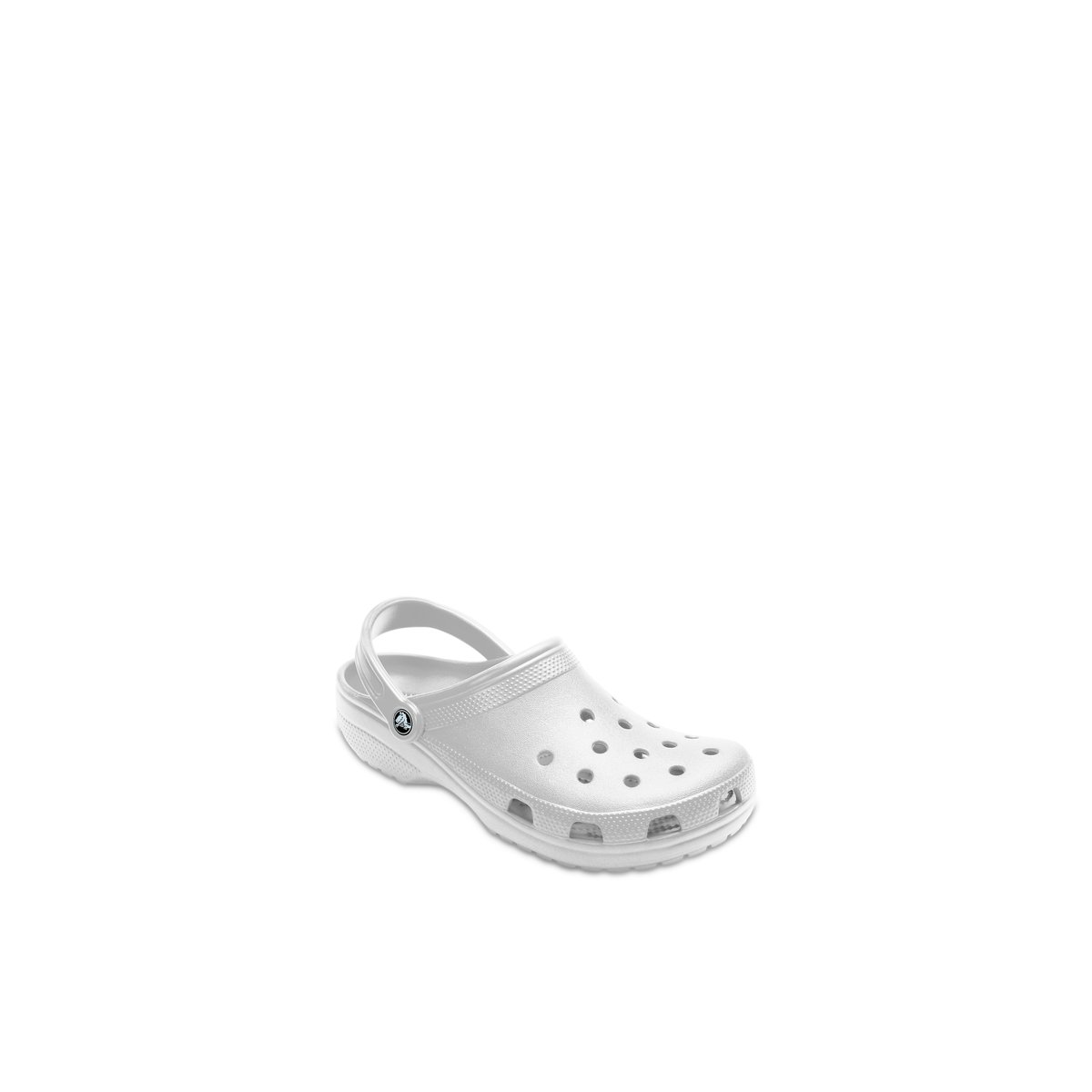 CROCS-Classic-Sabot d'eau - Talon plat - Blanc