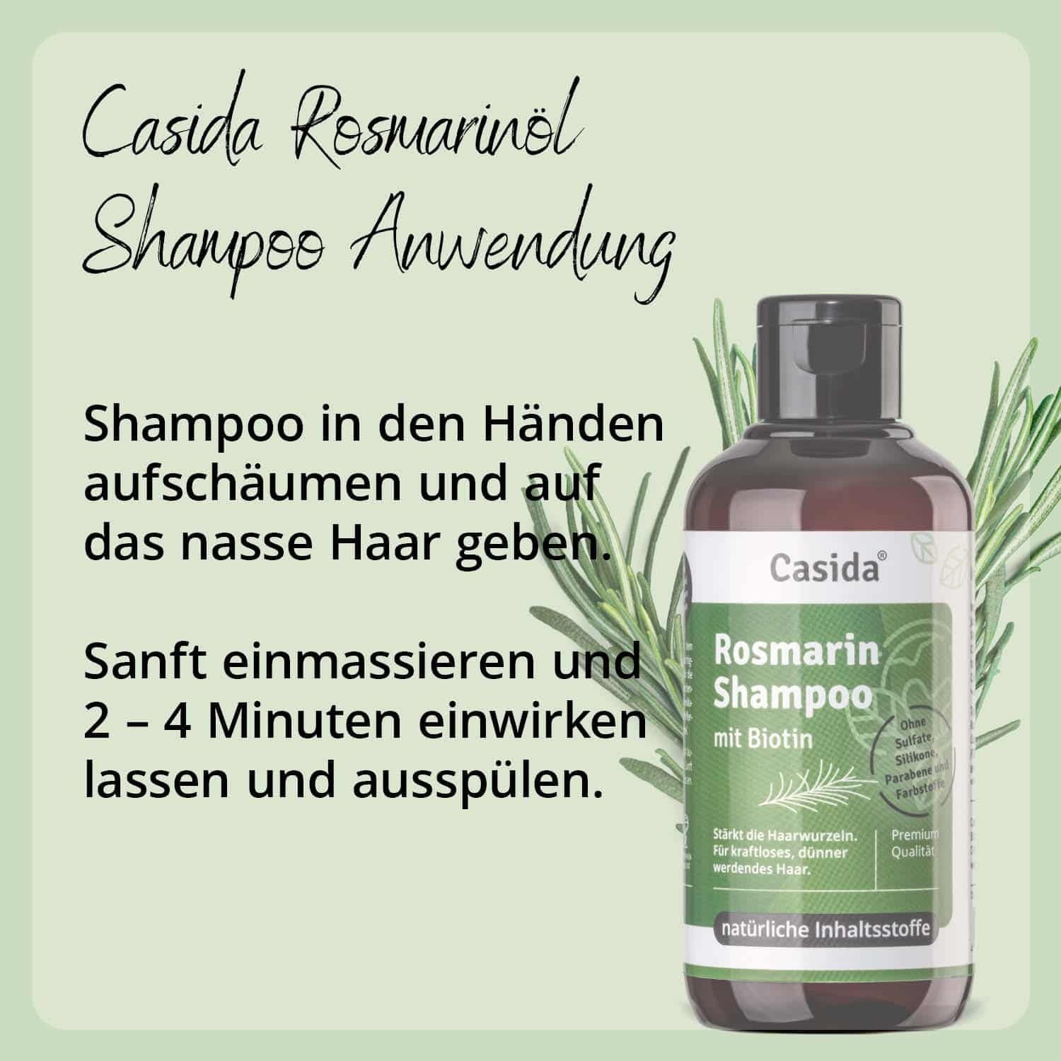 Rosmarin Shampoo mit Biotin