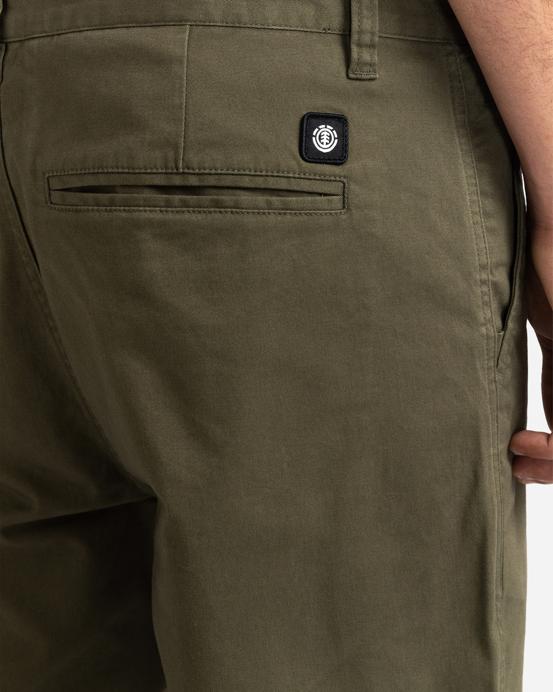 Element Howland Classic Chino Short Flint Black