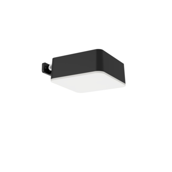 Philips solar wandlamp vierkant Vynce zwart