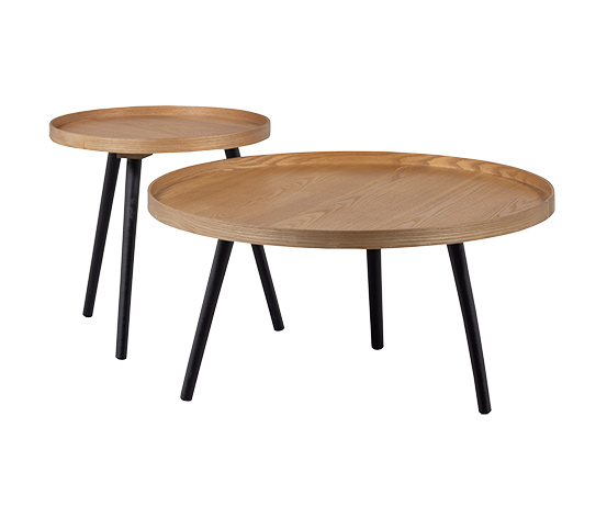 DeEek Beistelltisch »Mesa L« aus Holz, naturfarben