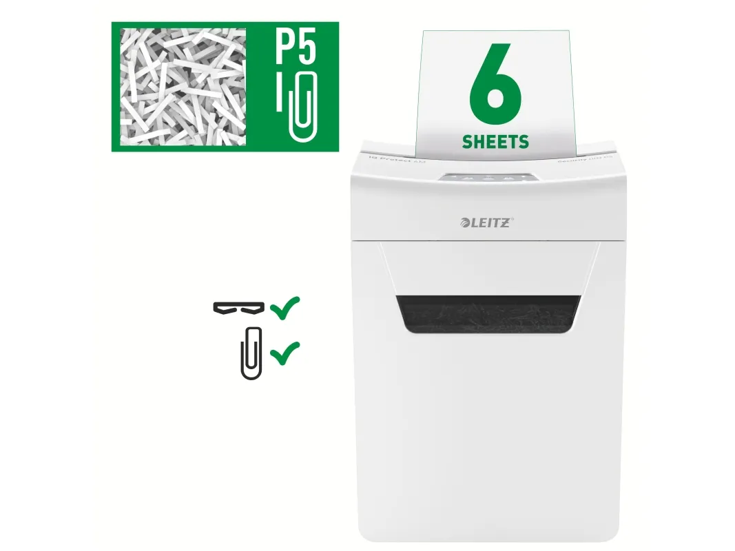 Makulator Leitz IQ Protect Premium 6M mikromakulering (P-5)