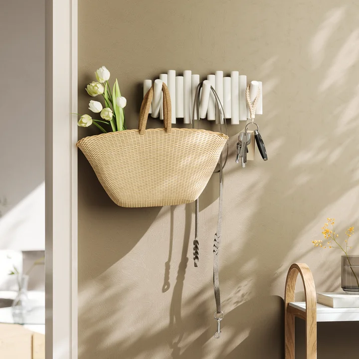 Umbra - Picket Wandgarderobe, Kiefer schwarz