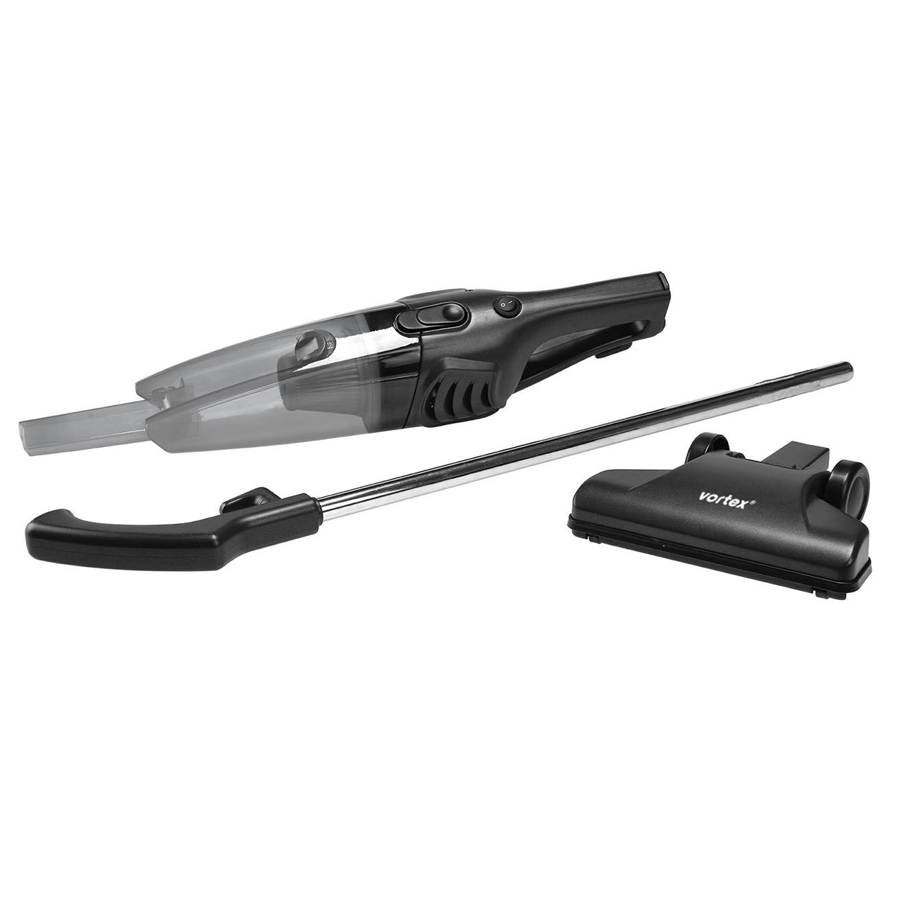 Vortex Aspirateur balai filaire 2 en 1 noir