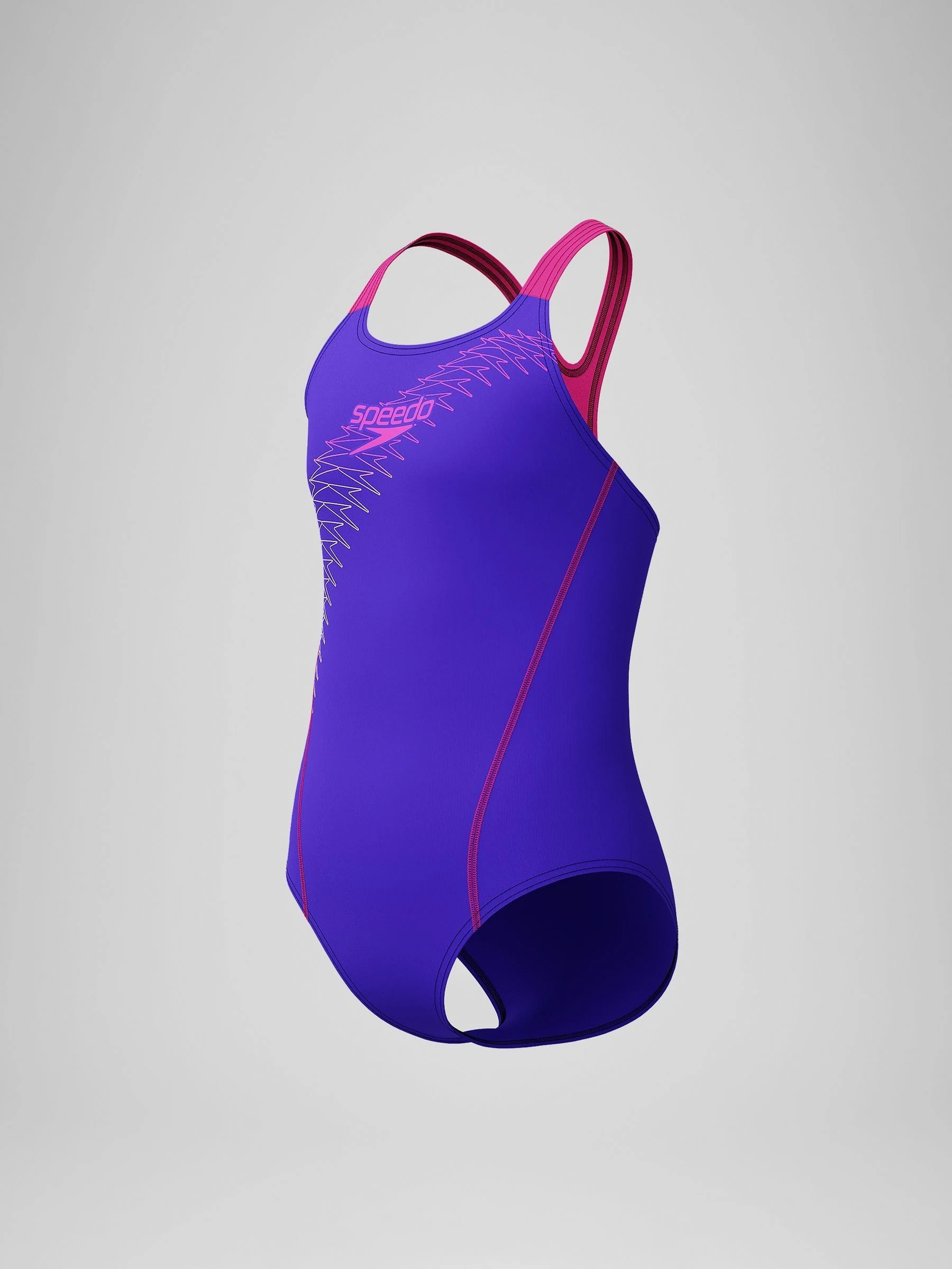 Paars - Speedo Medley logo Medalist-badpak