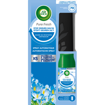 Air Wick Freshmatic Automatische Spray Luchtverfrisser - Pure Fresh Lentedauw - Starterkit - 250ml