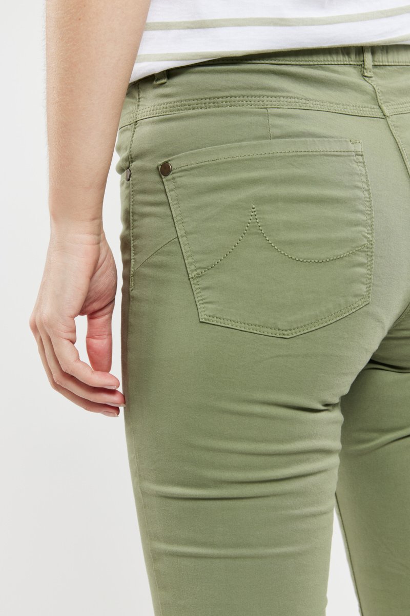 Pantalon slim - coton