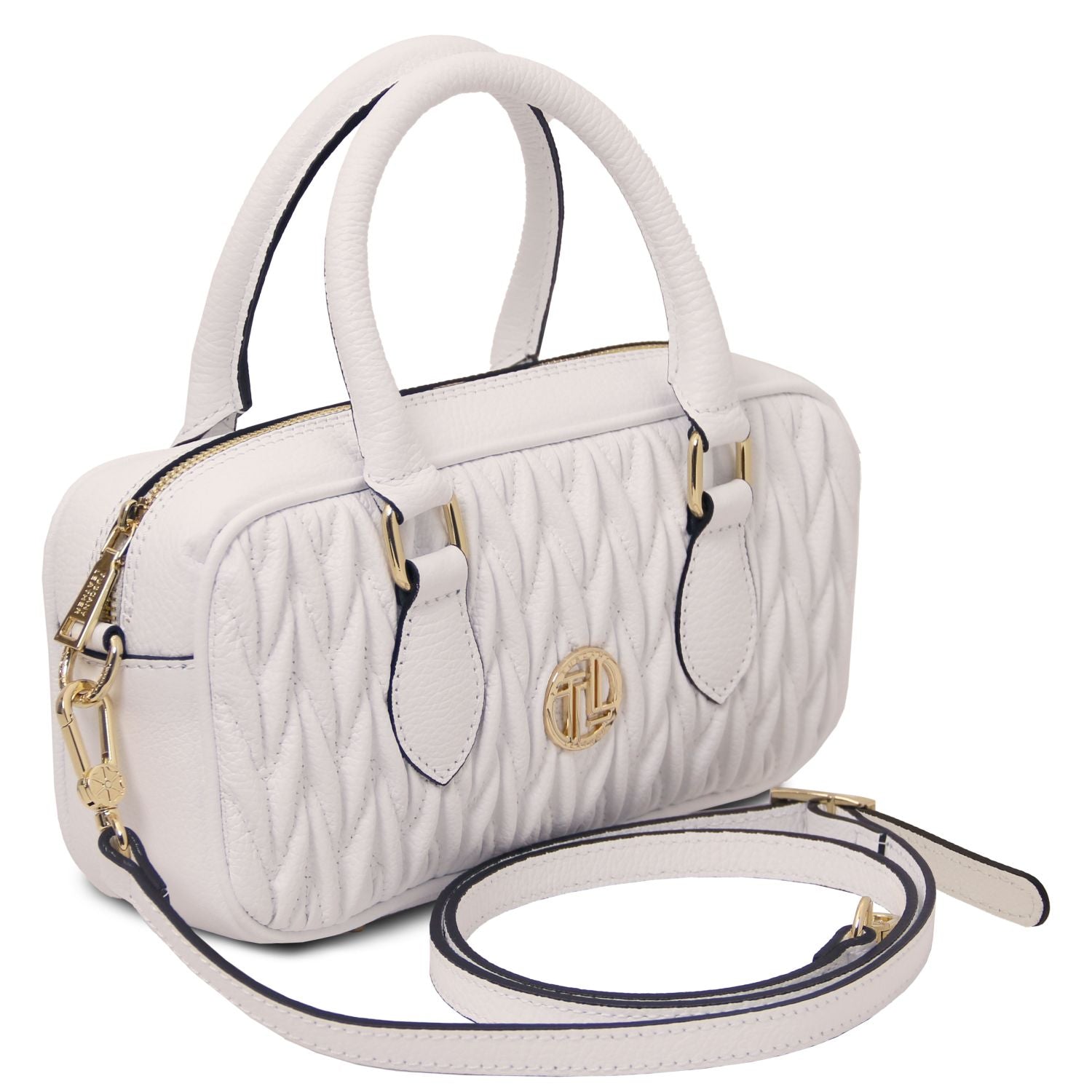Tuscany Leather – Mousse - Leather handbag – Wit (TL142447)