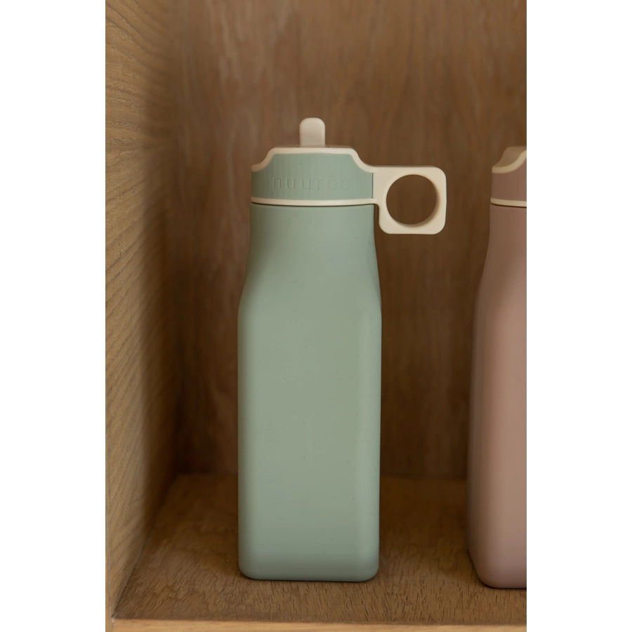 Nuuroo Trinkflasche Lindi Silikon 450 ml Desert Sage