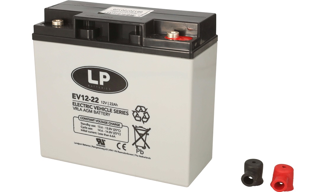 Batteri LP 12V-22Ah VRLA EV12022 T12 AGM SLA