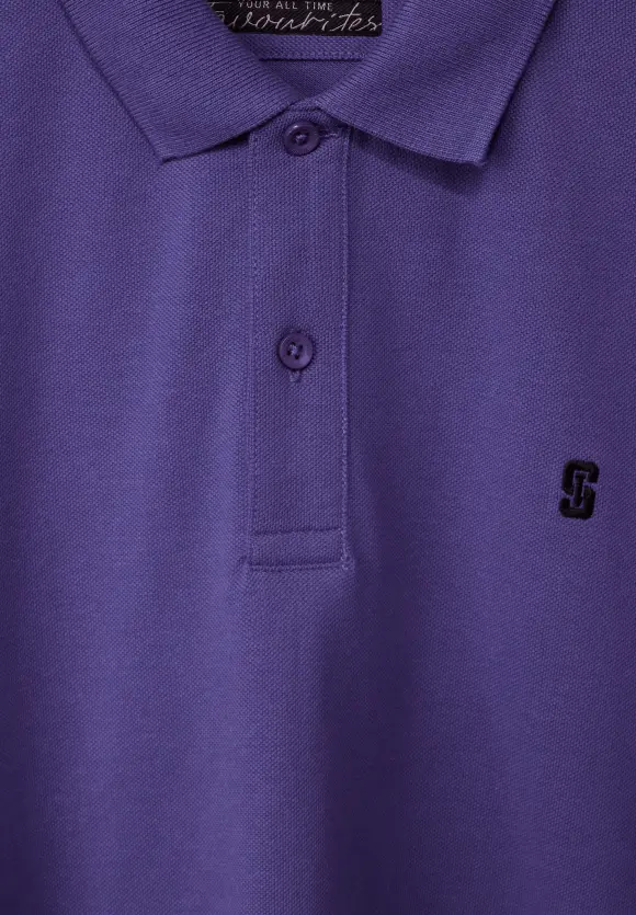 Piquée Poloshirt - ultra violet