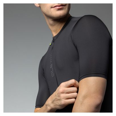 Maillot Manches Courtes Alé Color Block Noir
