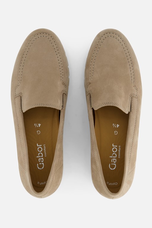 Gabor Instappers beige Nubuck