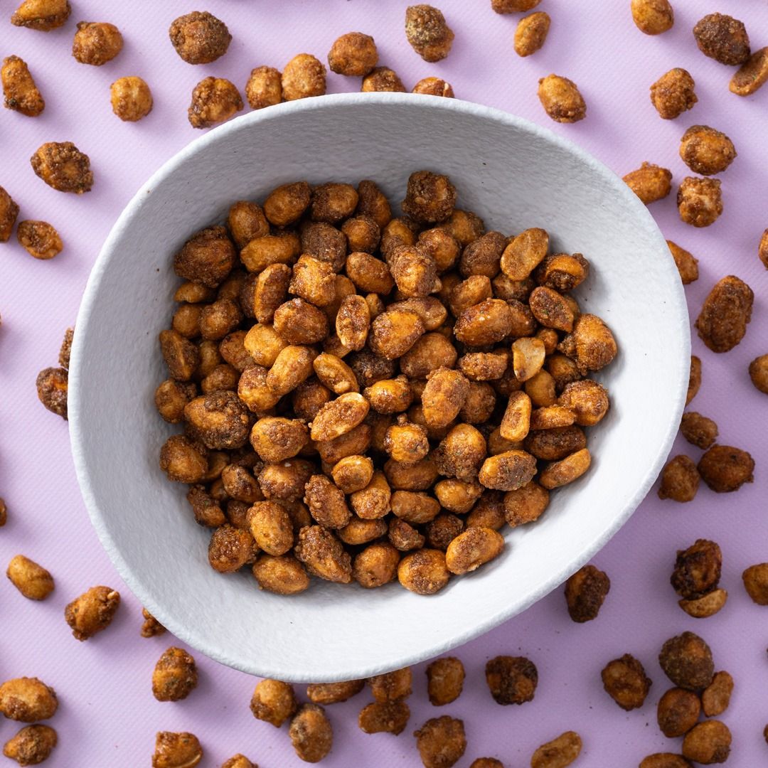 Honey wasabi peanuts