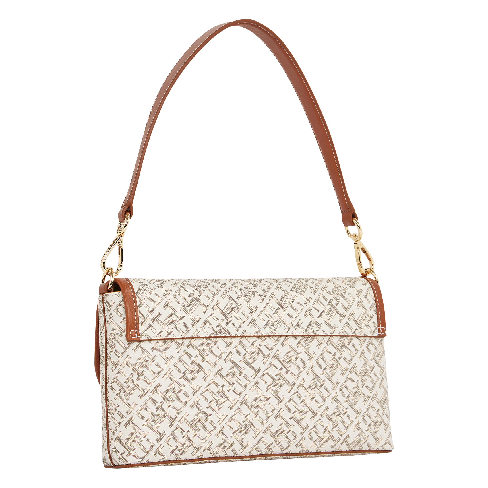 Sac bandoulière à motif effet cuir | Kaki
